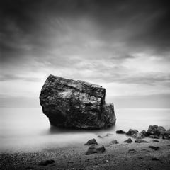 Grande Roccia, Spiaggia, Spagna, foto in bianco e nero, paesaggio, edizione limitata