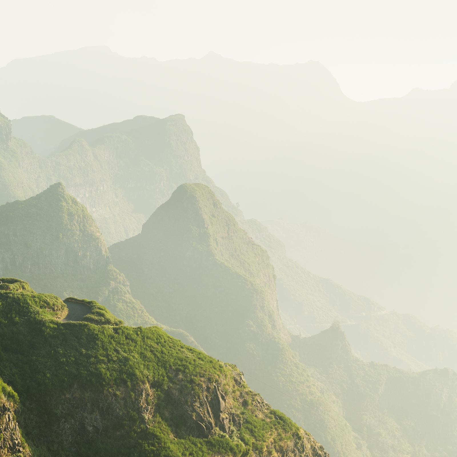 Green Hills in Morning Light, photographie grand format, paysage limité en vente 5