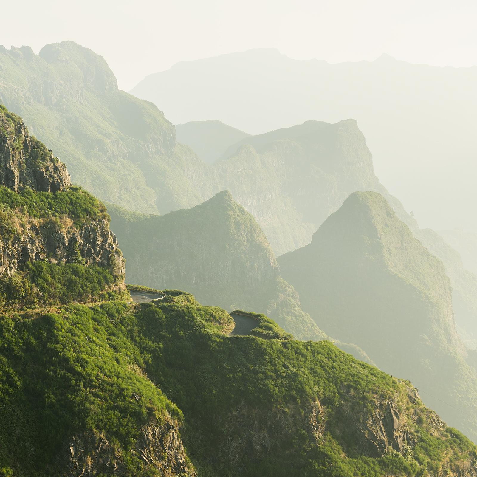 Green Hills in Morning Light, photographie grand format, paysage limité en vente 3