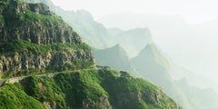 «Colinas verdes a la luz de la mañana», fotografía panorámica de gran formato de Madeira, edición limitada