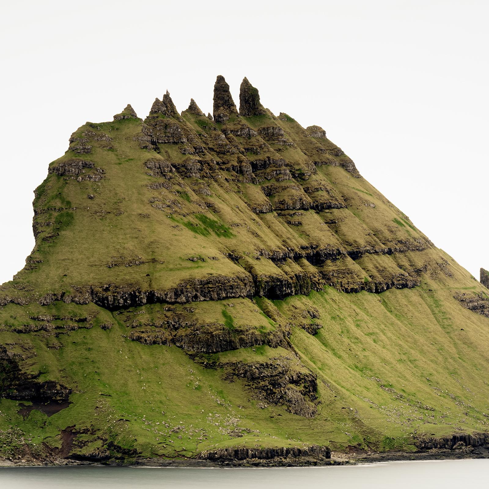 Green Rock Island, Faroe Islands, Large Seascape Photograph, Limited Edition For Sale 7