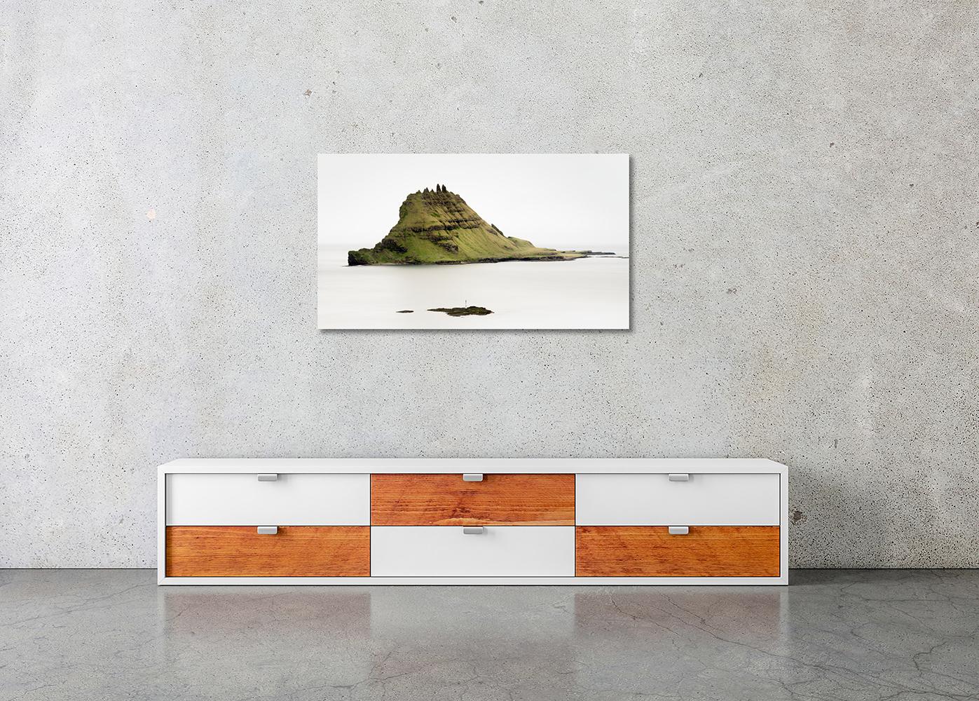 Green Rock Island, Faroe Islands, Large Seascape Photograph, Limited Edition For Sale 4