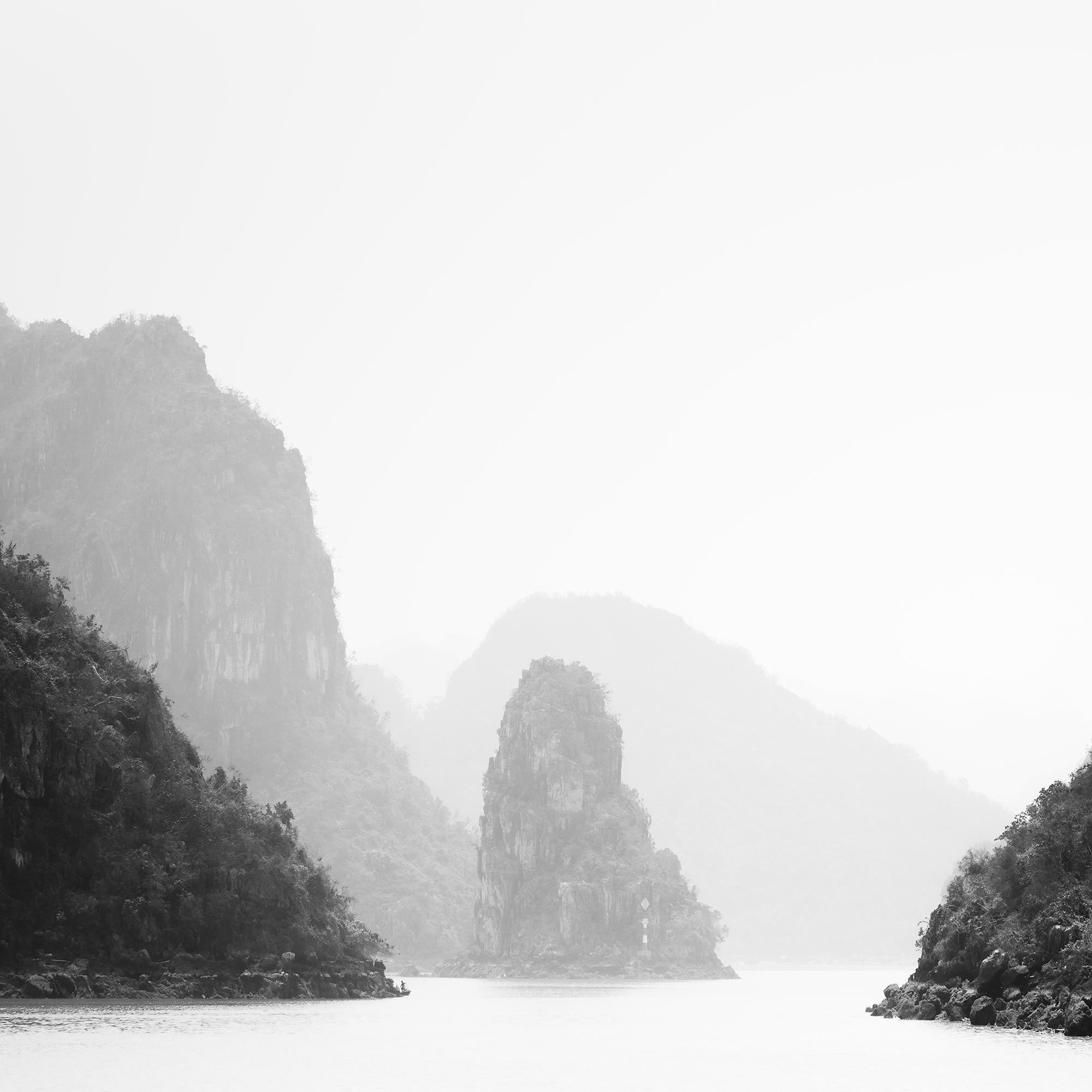 Ha Long Bay Panorma, seascape, limestone rocks, Vietnam - landscape photography For Sale 7
