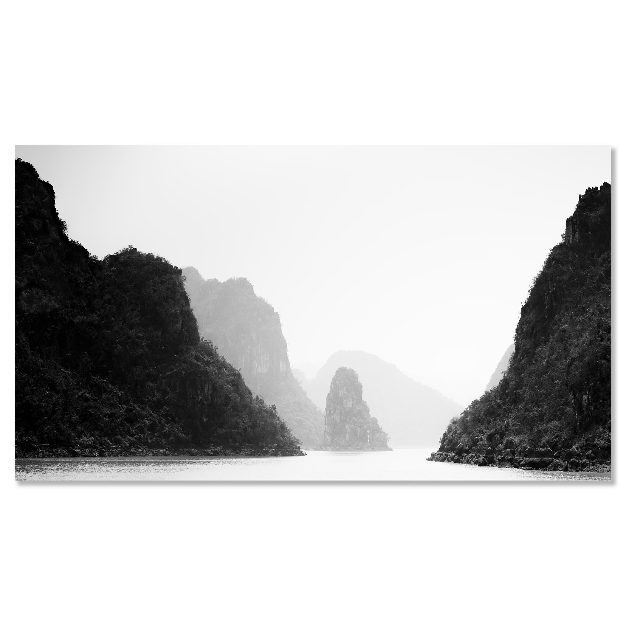 Ha Long Bay Panorma, seascape, limestone rocks, Vietnam - landscape photography For Sale 3