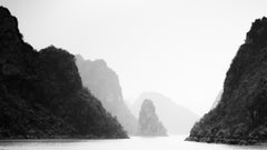 Baie d'Ha Long Panorma, paysage marin, roches calcaires, Vietnam - photographie de paysage