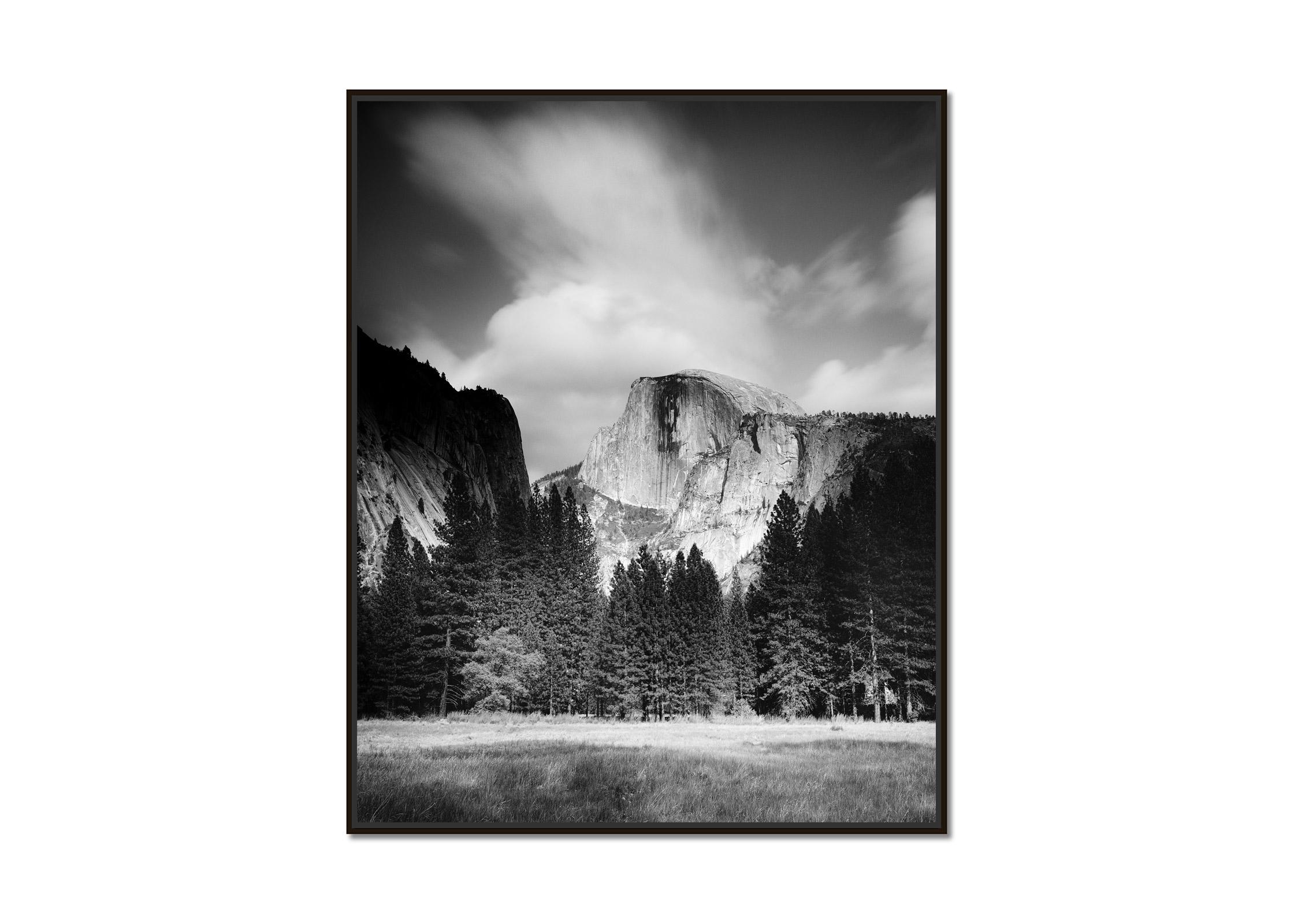 Half Dome, Yosemite National Park, USA, black and white photography, landscape - Photograph by Gerald Berghammer