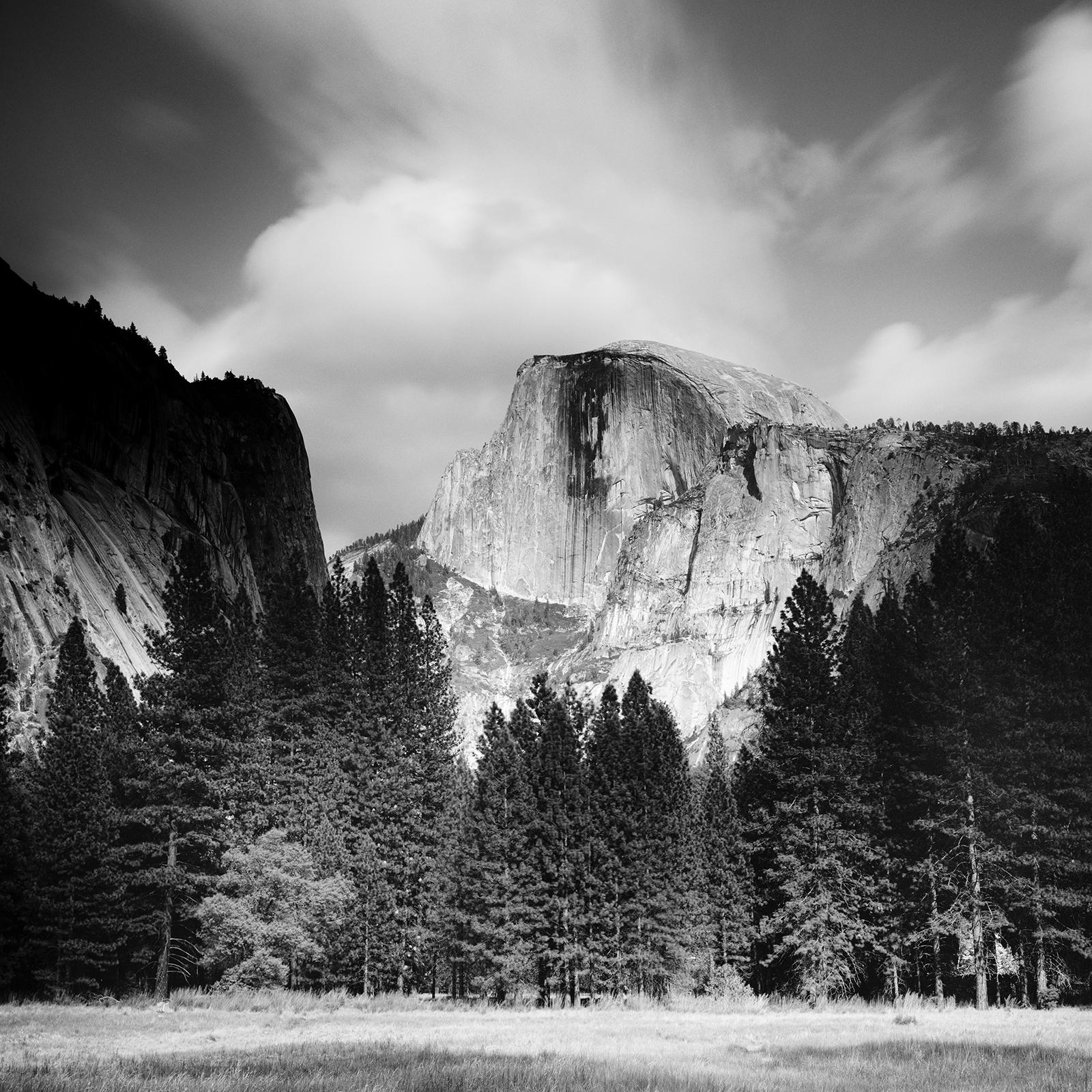Half Dome, Yosemite Park, USA, black and white fine art photography, landscape For Sale 1