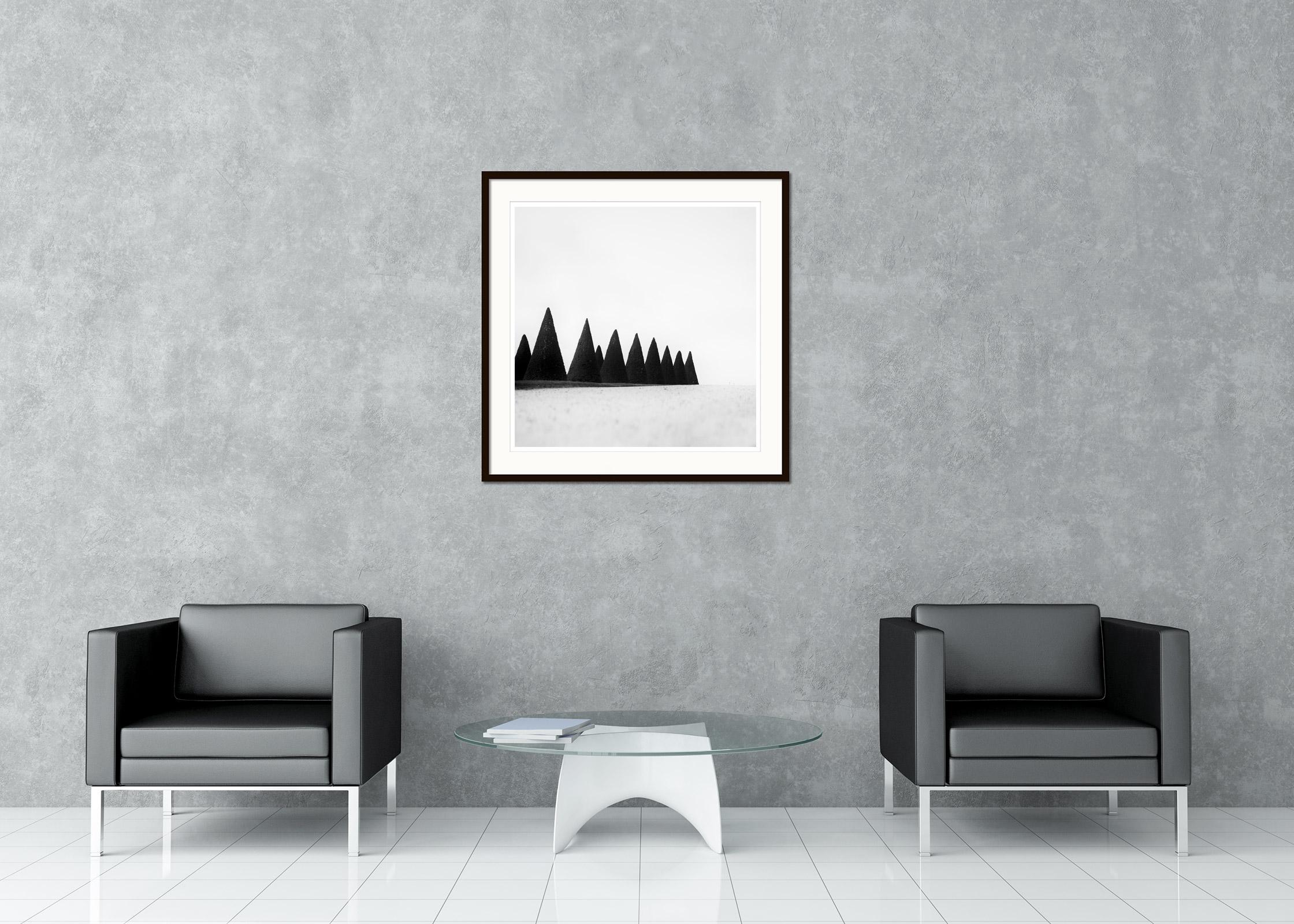 Photographie de paysage en noir et blanc. Tirage à l'encre pigmentaire d'archives faisant partie d'une édition limitée à 9 exemplaires. Tous les tirages de Gerald Berghammer sont réalisés sur commande en édition limitée sur papier baryté Hahnemuehle
