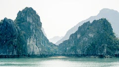 Hidden Beach and Green Hills, Ha Long Bay, Vietnam, Limited Edition Colour Photo