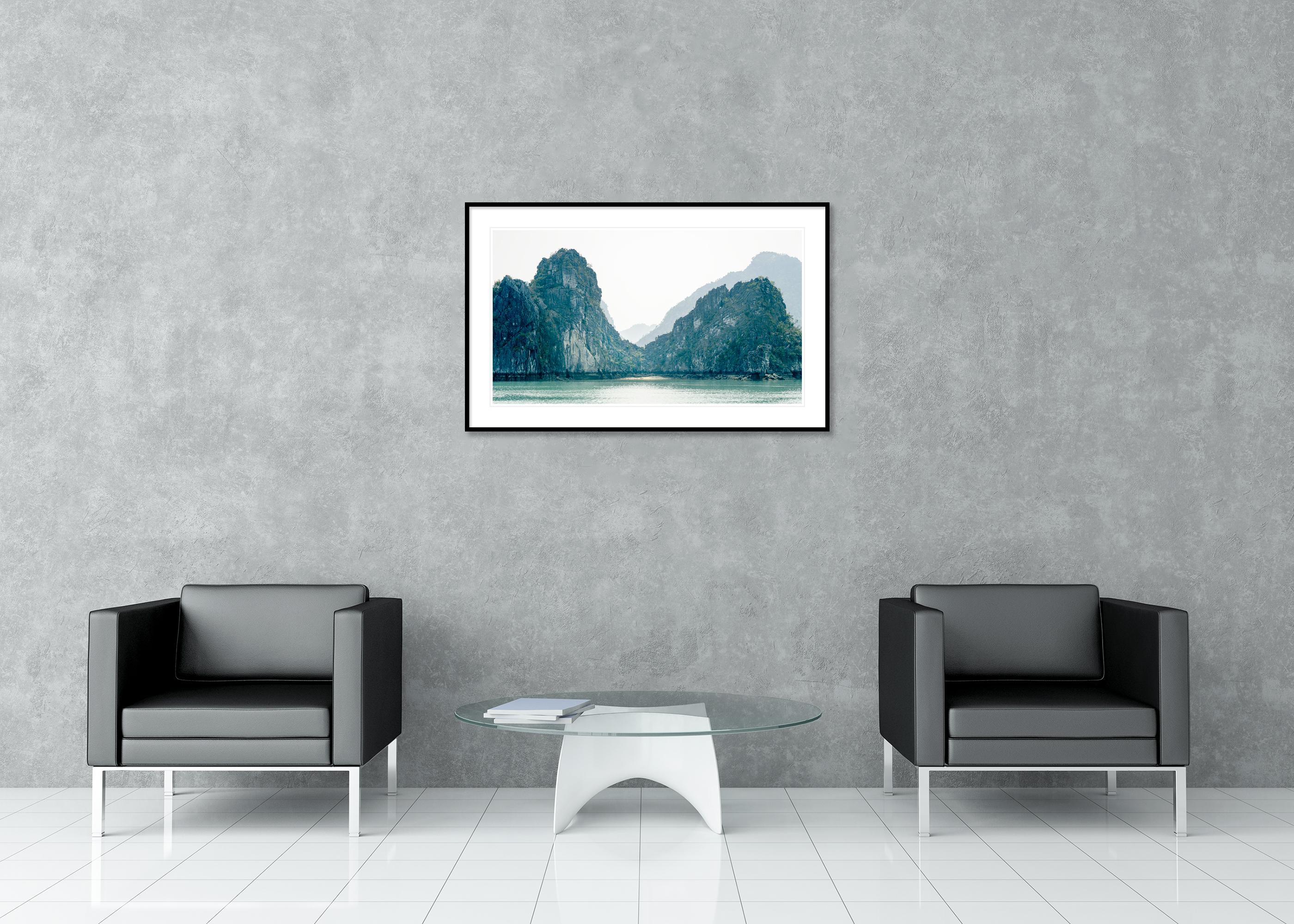 Hidden Beach and Green Hills, La Hong Bay, Vietnam - Seascape Photography For Sale 5