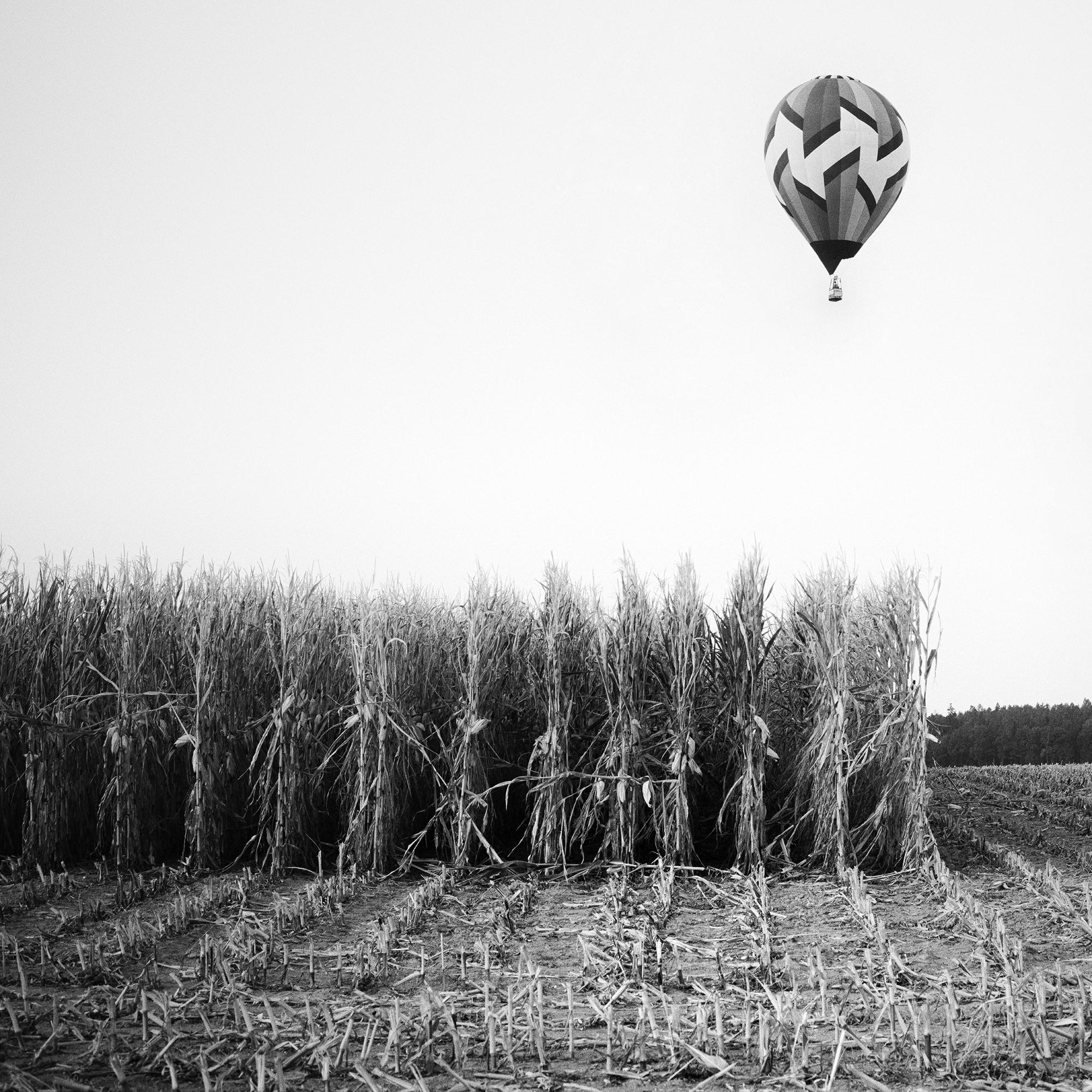 Championnat de montgolfières, photographie en noir et blanc, édition limitée en vente 5