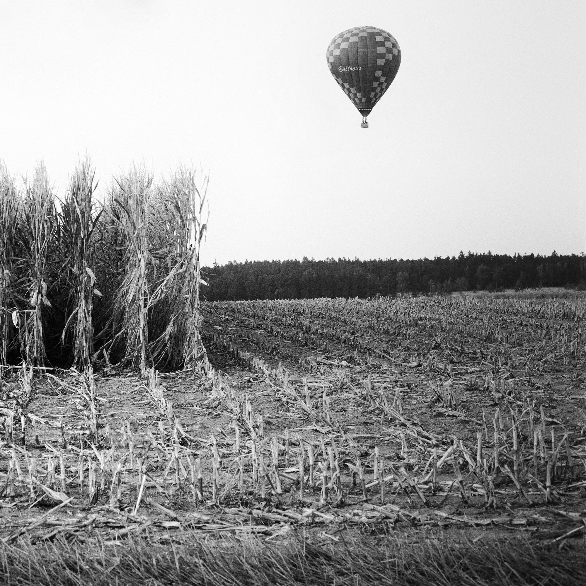 Championnat de montgolfières, photographie en noir et blanc, édition limitée en vente 6