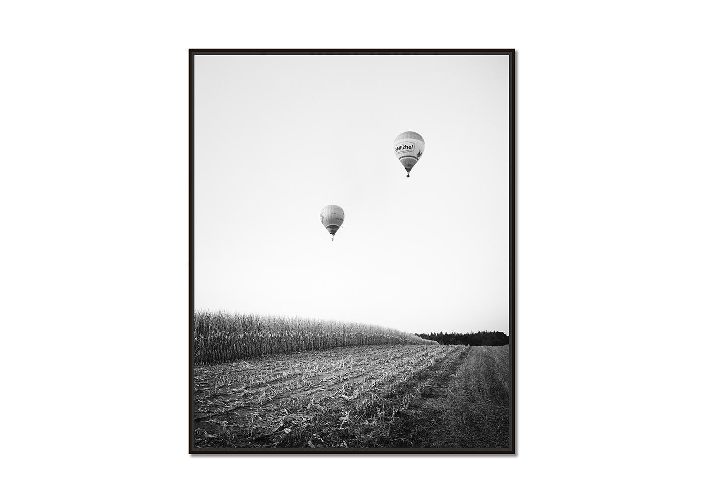 Campeonato del mundo de globos aerostáticos, fotografía en blanco y negro, edición limitada - Photograph de Gerald Berghammer