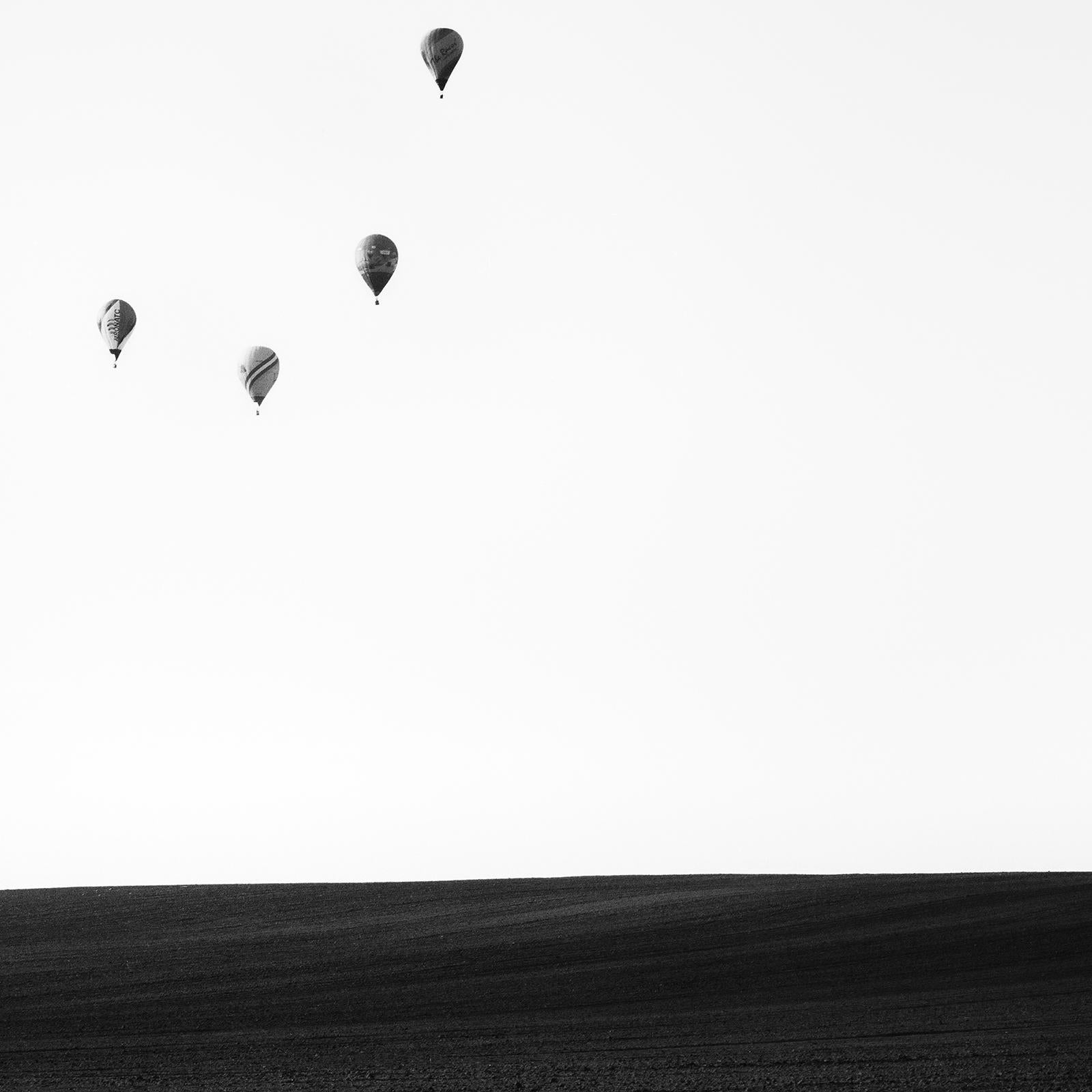 Hot Air Ballon, Weltmeisterschaft, b&w-Fotografie, Landschaft in limitierter Auflage im Angebot 4
