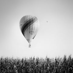 Hot Air Balloon, World Championship, black & white fineart landscape photography
