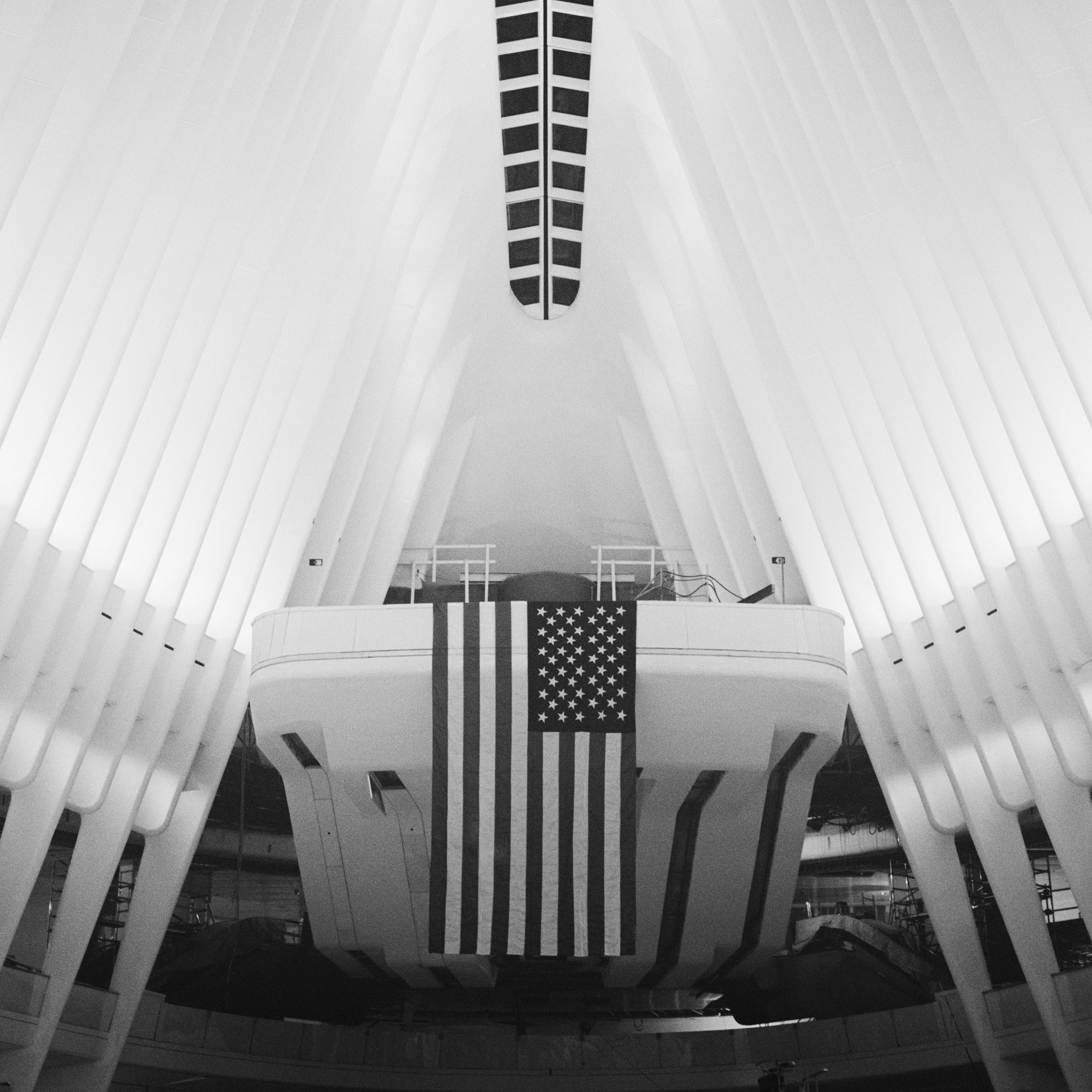 Inside the Oculus, World Trade Center, New York City, cityscape fine art photo For Sale 3