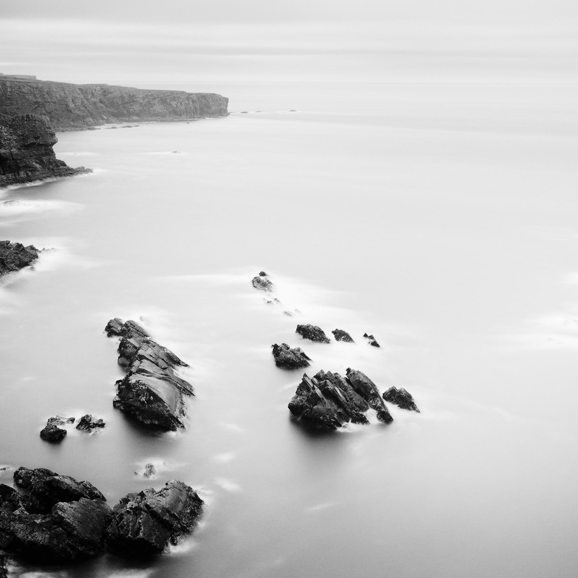 Irish Coast, Cliffs, Ireland, monochrome, landscape photograph, limited edition For Sale 3