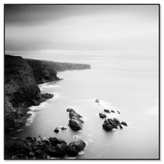 Irish Coast, Cliffs, Ireland - monochrome, landscape photograph, limited edition