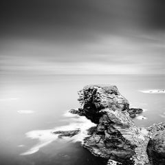 Irish Coast, shoreline, storm, Ireland, black & white fine art waterscape print