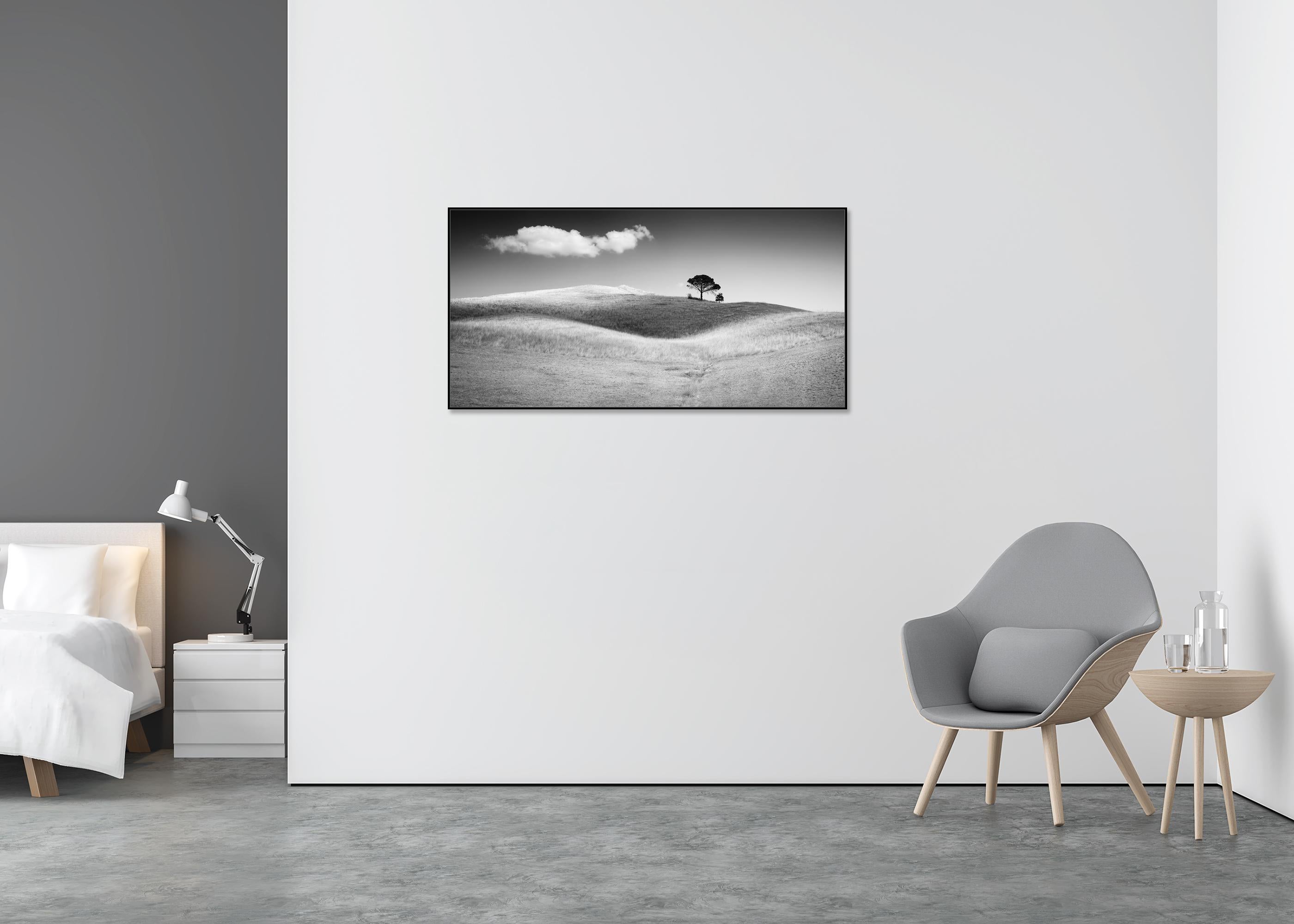 A. Stone, Toscana, Italia, fotografia artistica in bianco e nero, paesaggio - Black and White Photograph Grigio di Gerald Berghammer