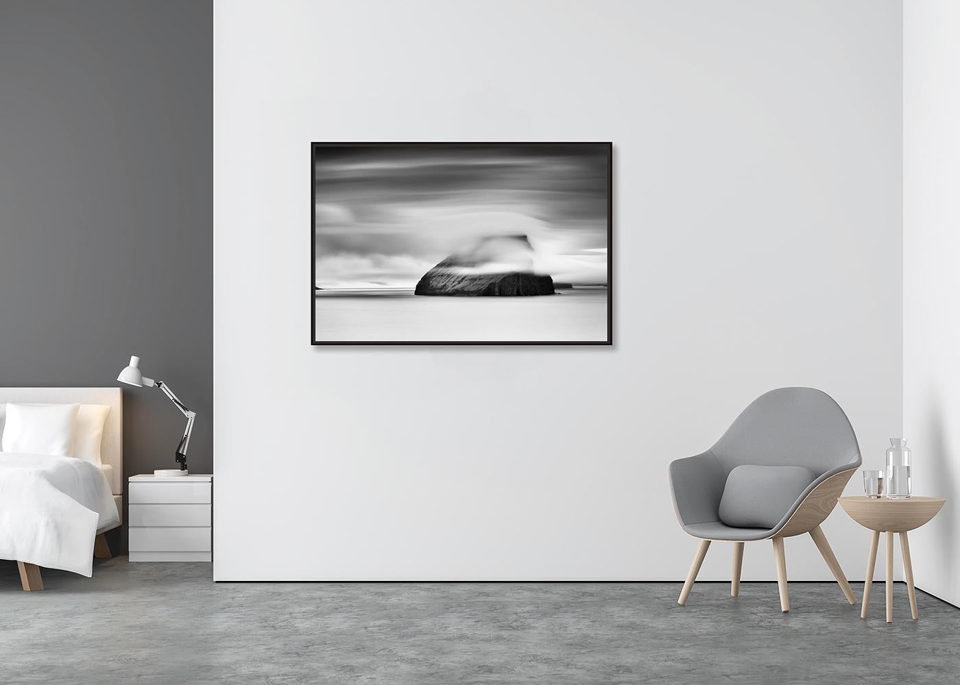 Black and white fine art seascape - landscape photography. Archival pigment ink print as part of a limited edition of 7. All Gerald Berghammer prints are made to order in limited editions on Hahnemuehle Photo Rag Baryta. Each print is stamped on the