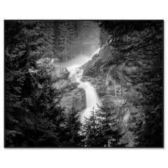Krimmler Waterfalls, Austria - Black and White Fine Art Landscape Photography