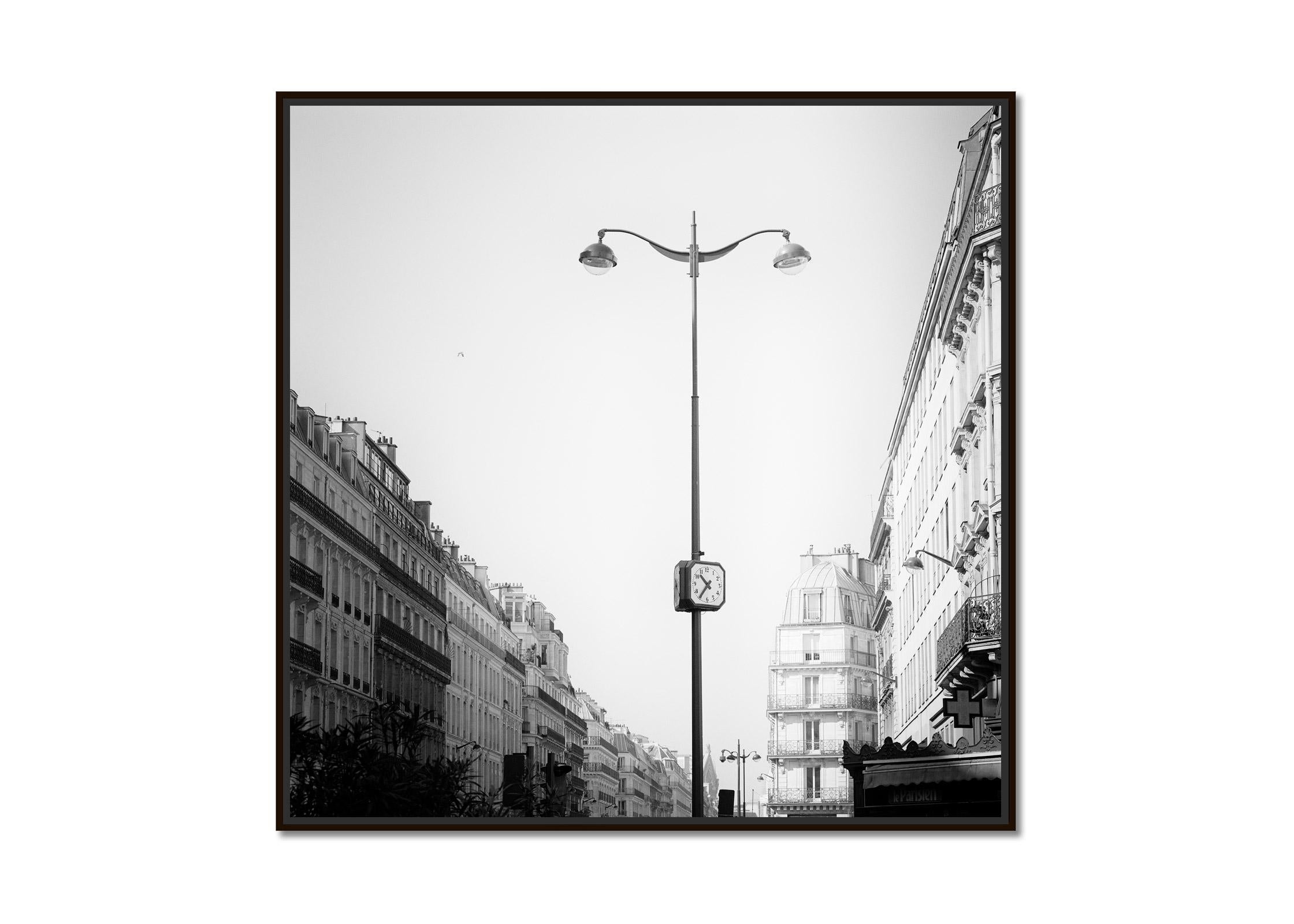 le Parisien, Paris, France, black and white cityscape fine art photography print - Photograph by Gerald Berghammer