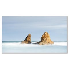 Little Rock Island Panorama - long exposure seascape photography