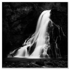 Golling Waterfalls, Austria — Museum-Quality Black-and-White Long-Exposure Print