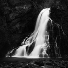 Golling Waterfalls, Austria — Museum-Quality Black-and-White Long-Exposure Print