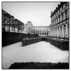 Louvre Paris, monochrome photograph - limited edition cityscape