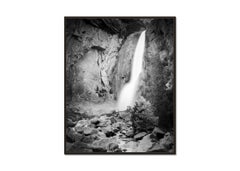 Lower Yosemite Falls, Kalifornien, USA, Schwarz-Weiß-Fotografie, Landschaft