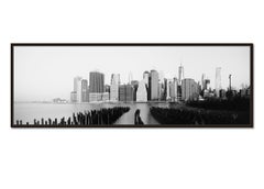 Manhattan Panorama, Skyline, New York City, black white landscape photography