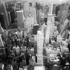 Manhattan, Skyscraper, New York City, USA, black & white photography, cityscape