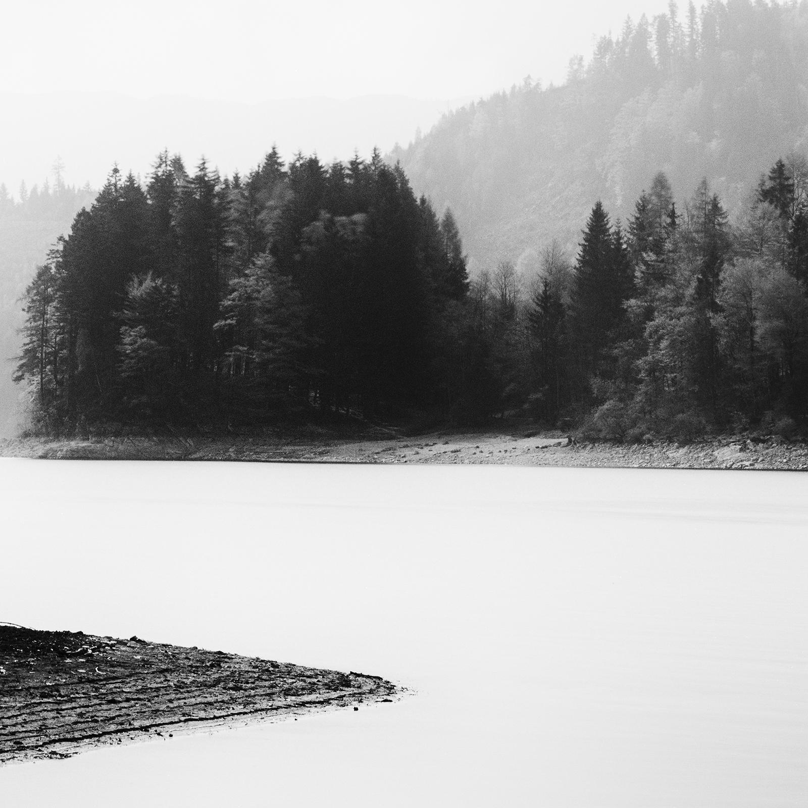 Minutes of Silence, mountain lake, black and white photography, art, landscape For Sale 3