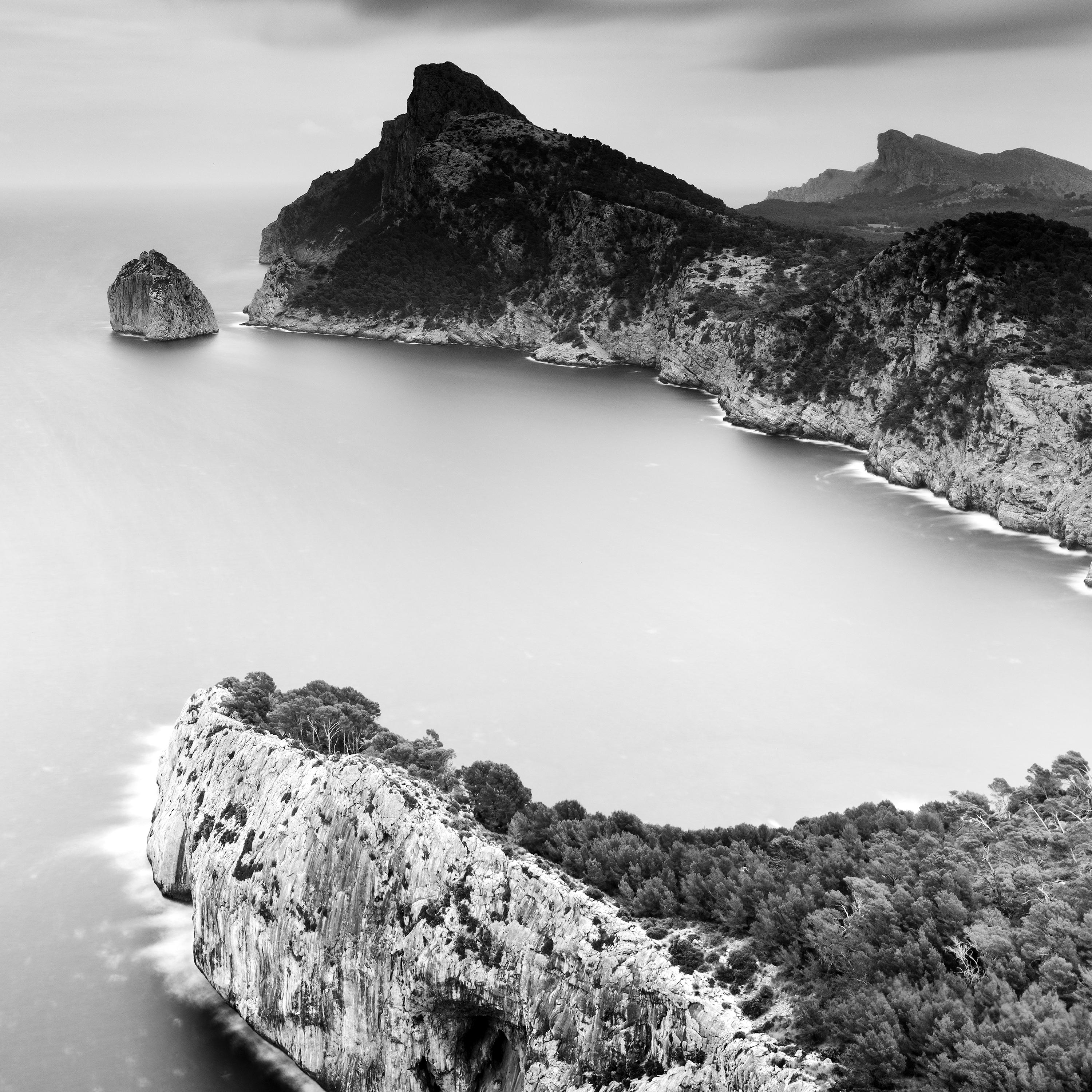 Mirador Es Colomer, Mallorca, Spain, black white fine art landscape photography For Sale 2