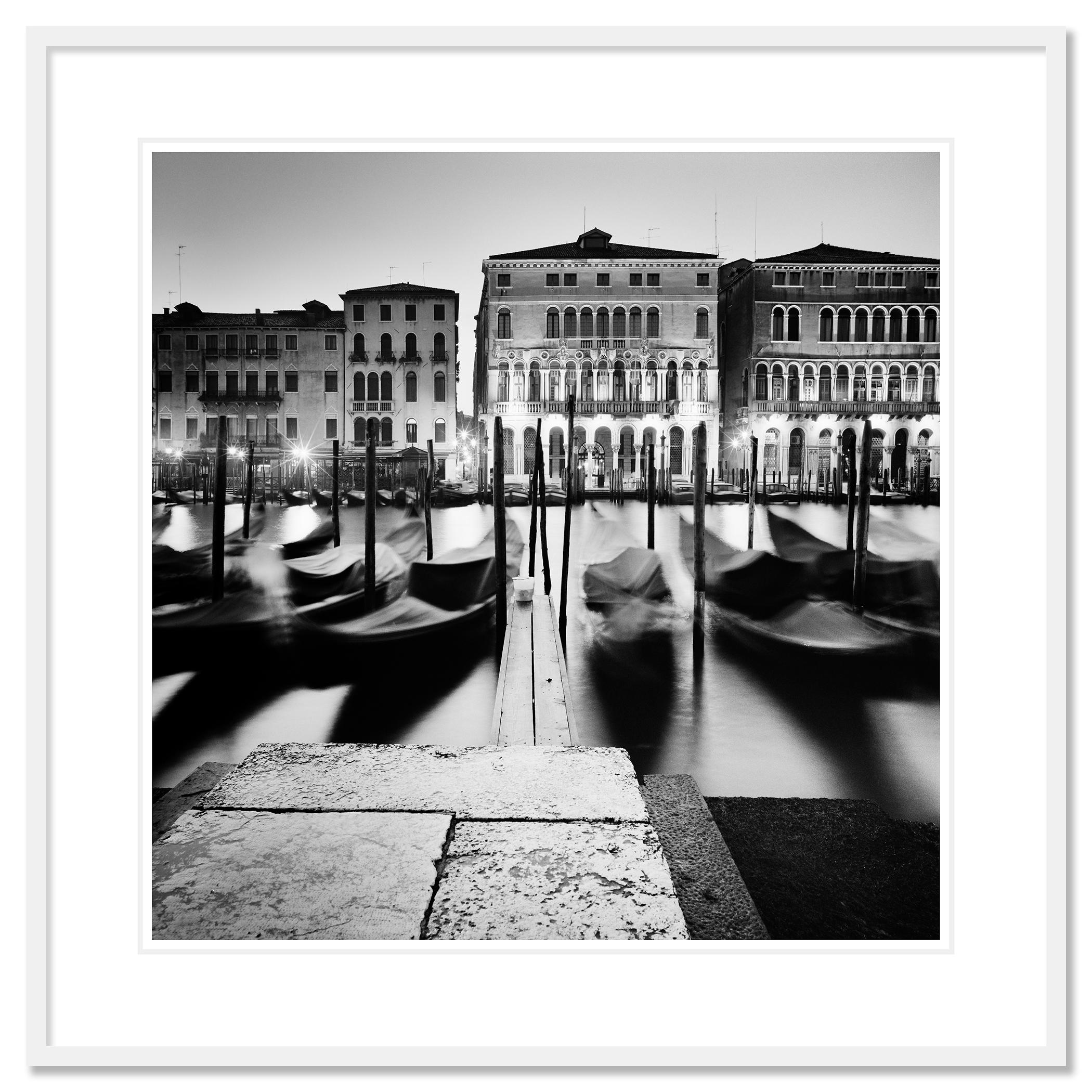 Morning Ritual Study 2, Venice - no. 11060 // Black and white fine art cityscape - landscape photography. 
Archival pigment ink print, edition of 9. Signed, titled, dated and numbered by artist. Certificate of authenticity included. Printed with 4cm