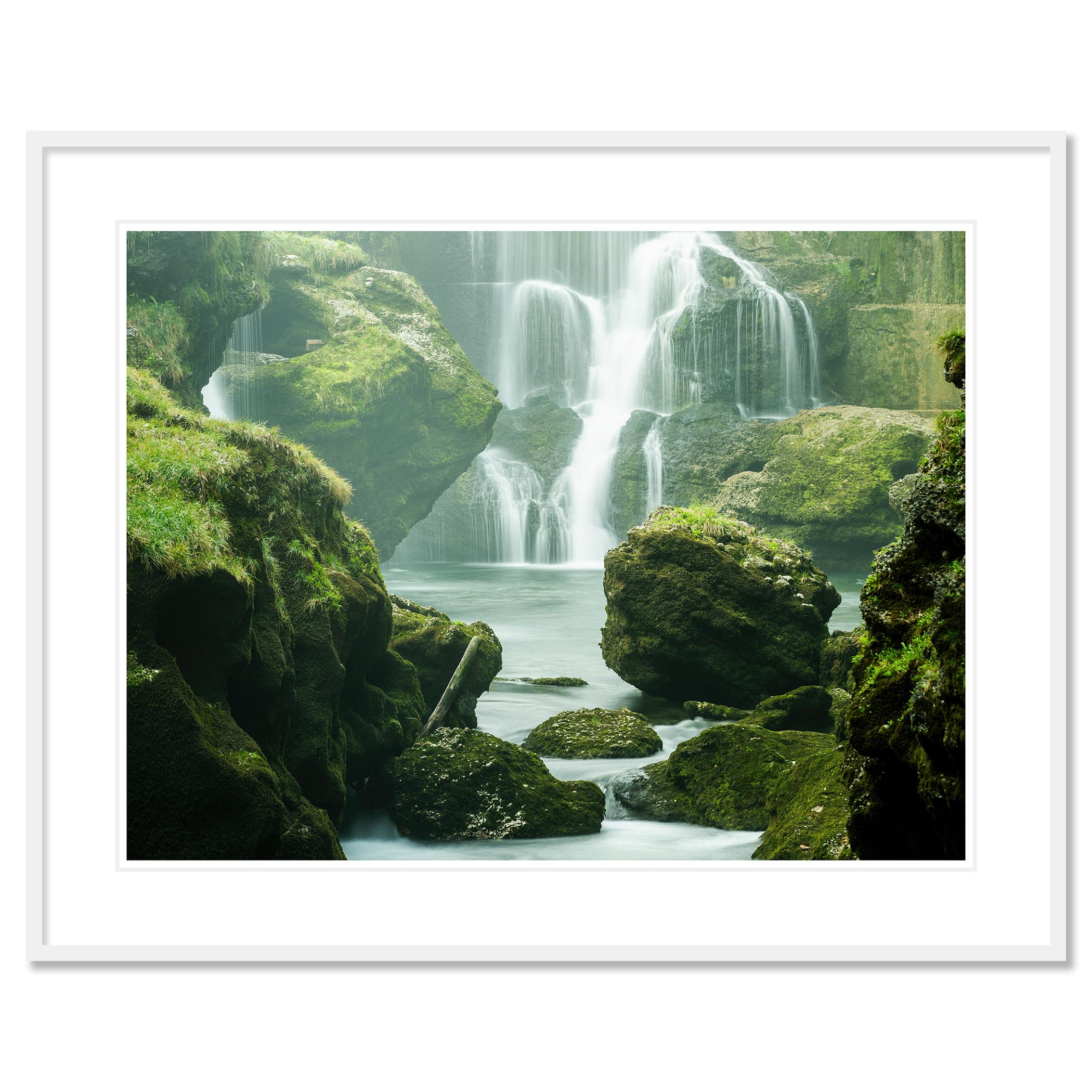Moss Covered Waterfall Study 1, Austria - no. 21310
Prints are made to order in limited editions on Hahnemuehle Photo Rag Baryta. Each print is stamped on the back and signed and numbered by Gerald Berghammer, and accompanied by a letter of
