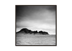 Mountain Meadow, Iceland, contemporary, black and white photograph, landscape