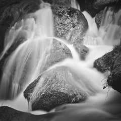 Mountain Stream, Austria, contemporary black and white photography, landscapes