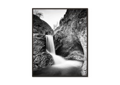 Mountain Stream, Waterfall, black and white photograph, limited edition print