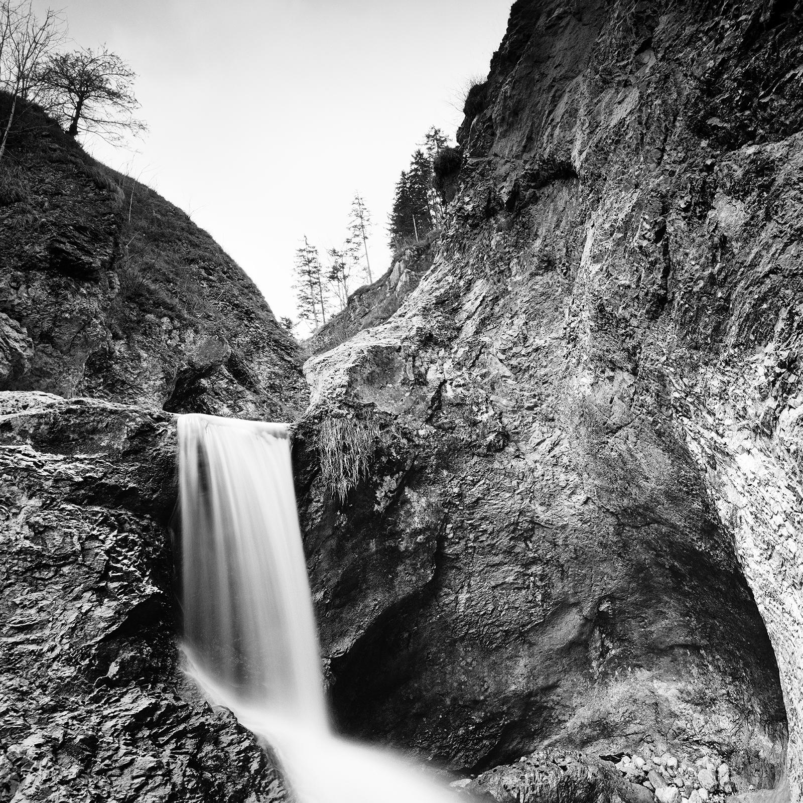 Mountain Stream, Waterfall, black and white photograph, limited edition print For Sale 5