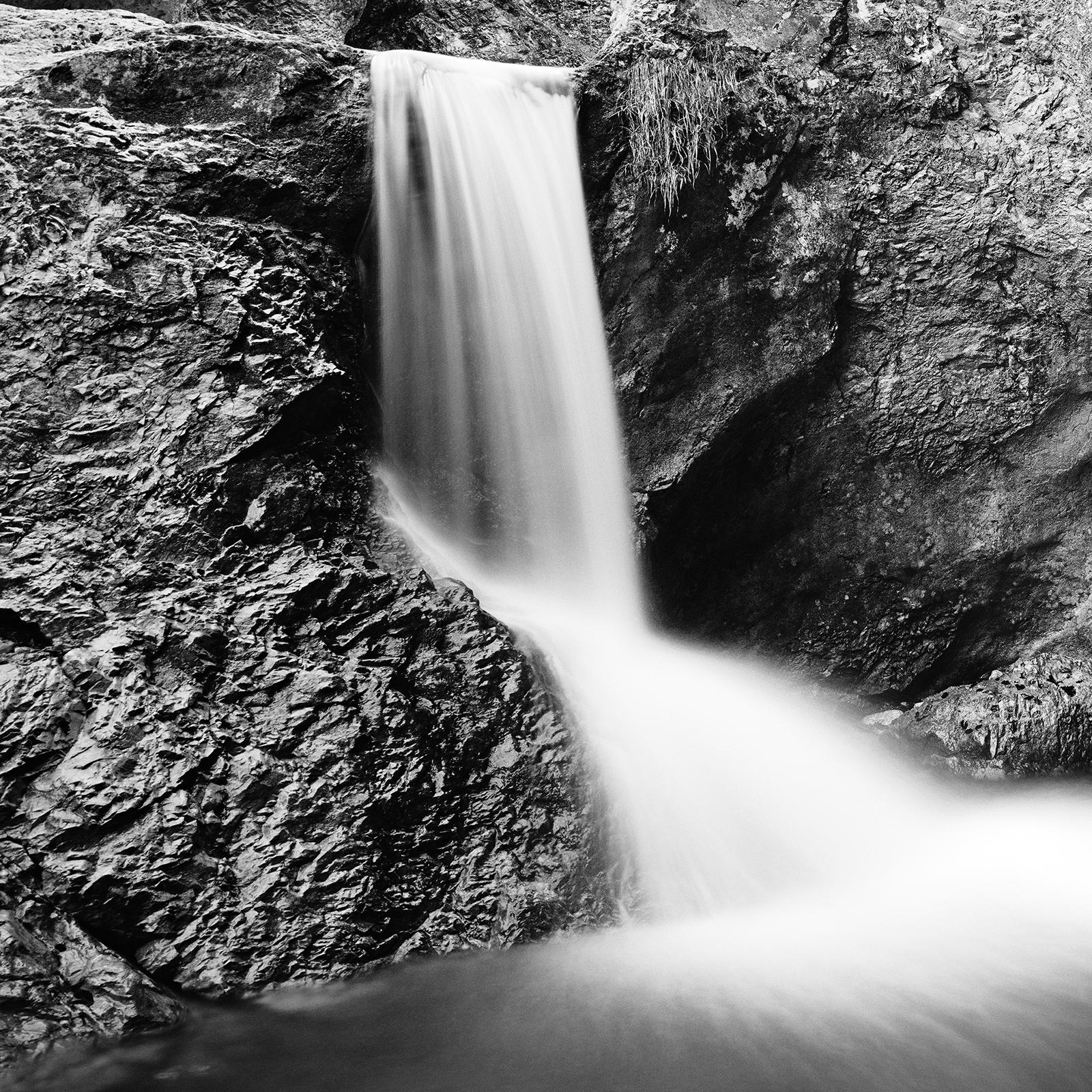 Mountain Stream, Waterfall, black and white photograph, limited edition print For Sale 4