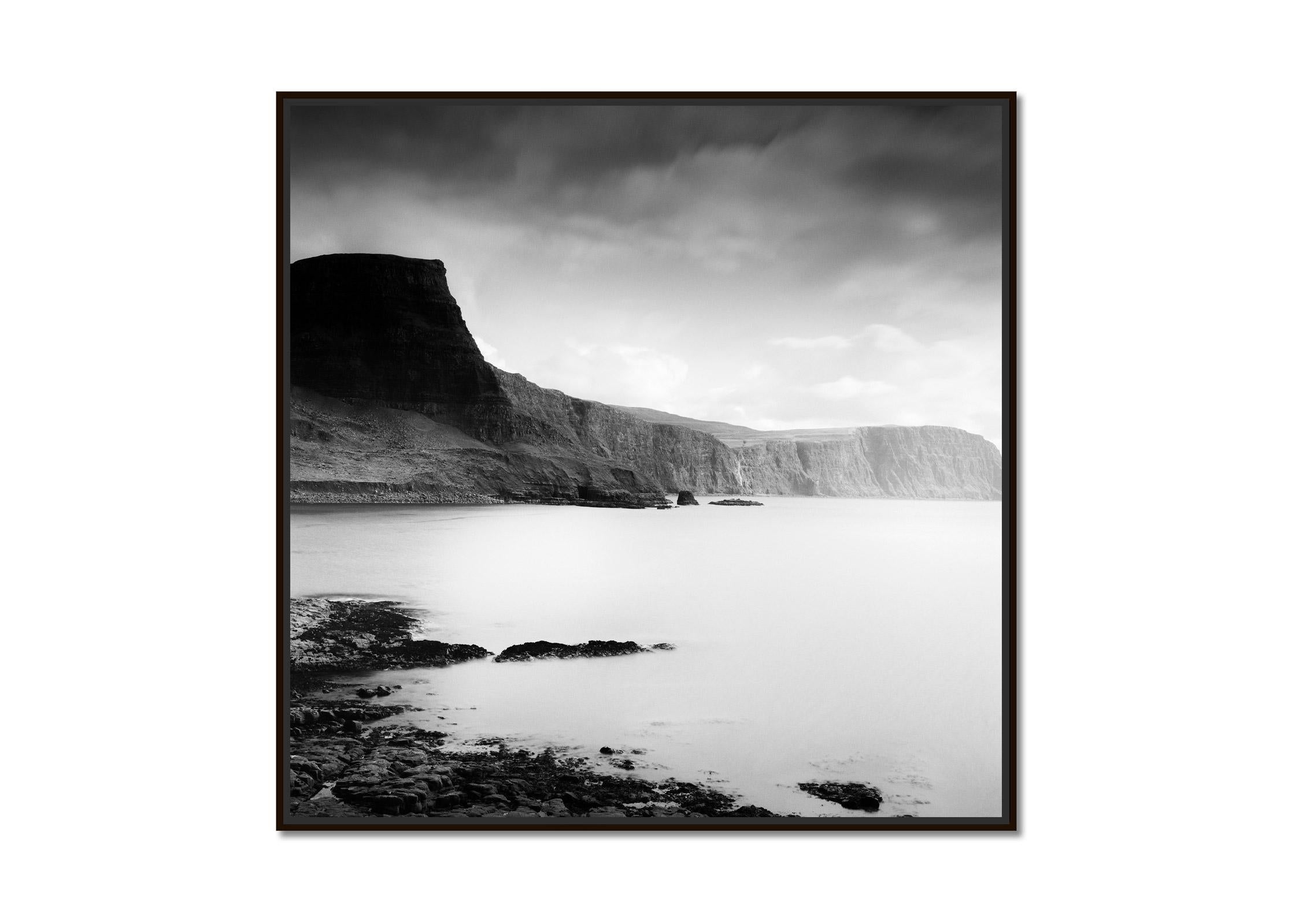 Neist Point, Isle of Sky, Scotland, black and white photography, print landscape - Photograph by Gerald Berghammer