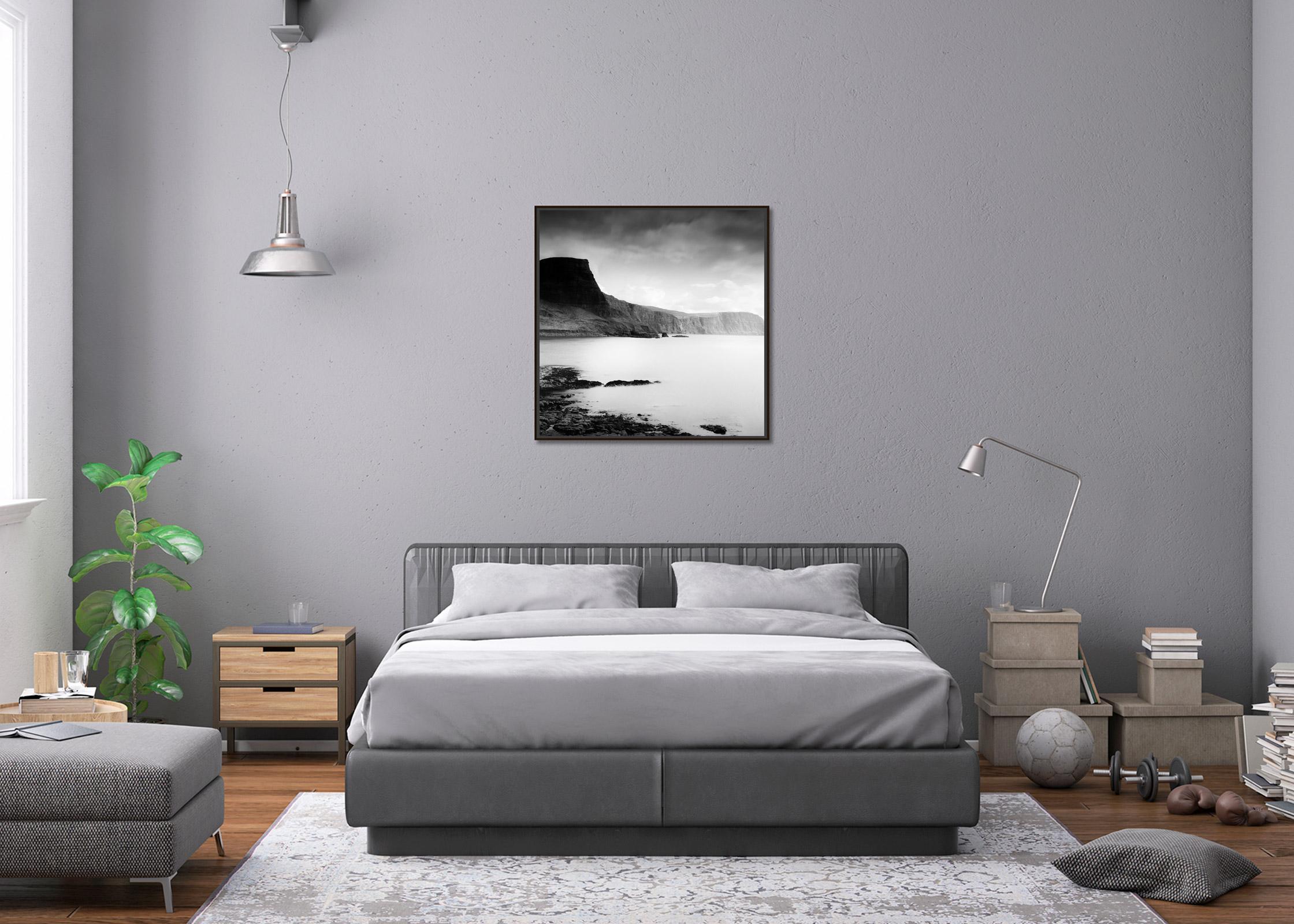 Neist Point, Isle Of You, Ecosse, photographie noir et blanc, tirage paysage en vente 2