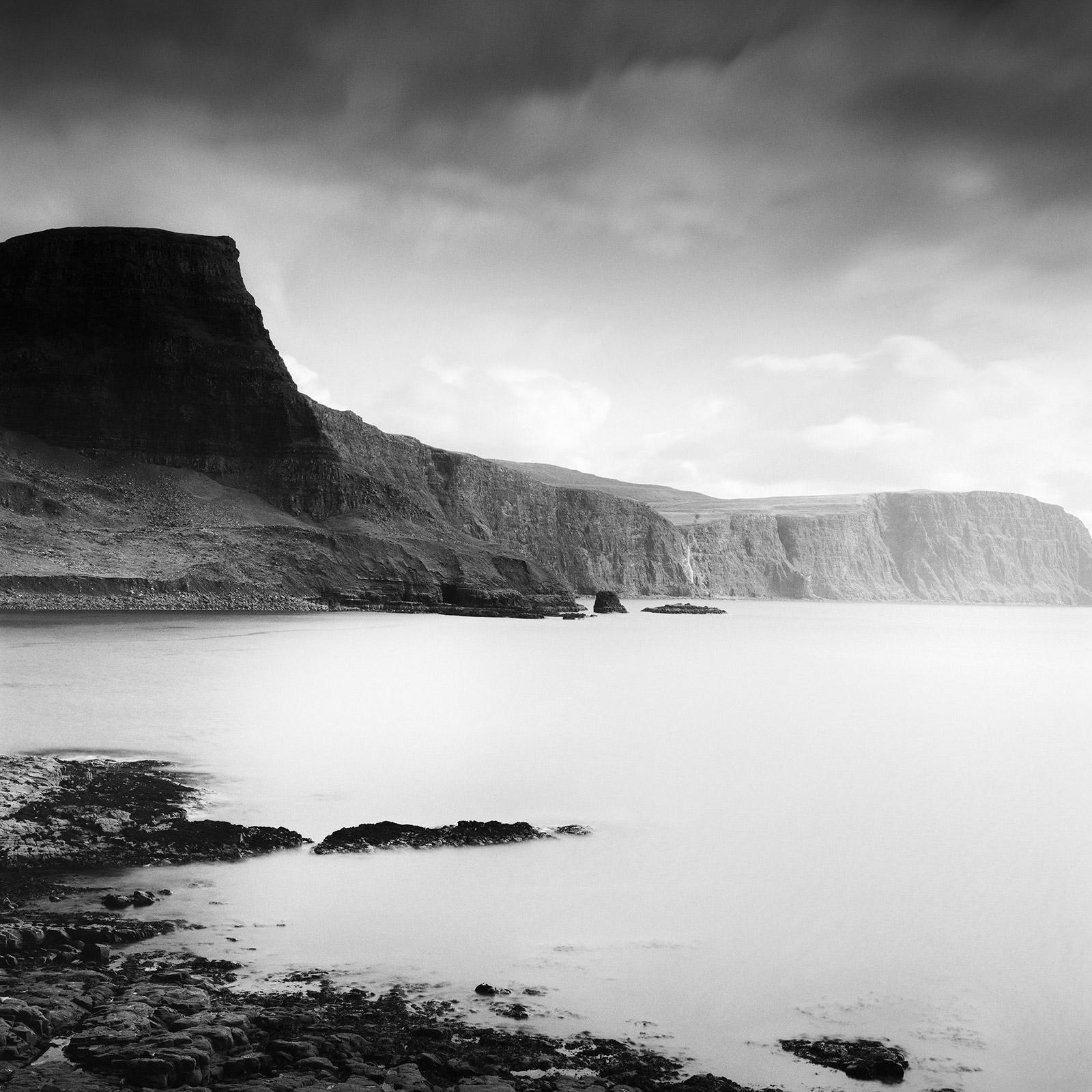 Neist Point, Isle Of You, Ecosse, photographie noir et blanc, tirage paysage