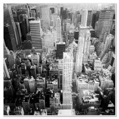 Manhattan Cityscape From Above – Limited-Edition Black & White Photograph