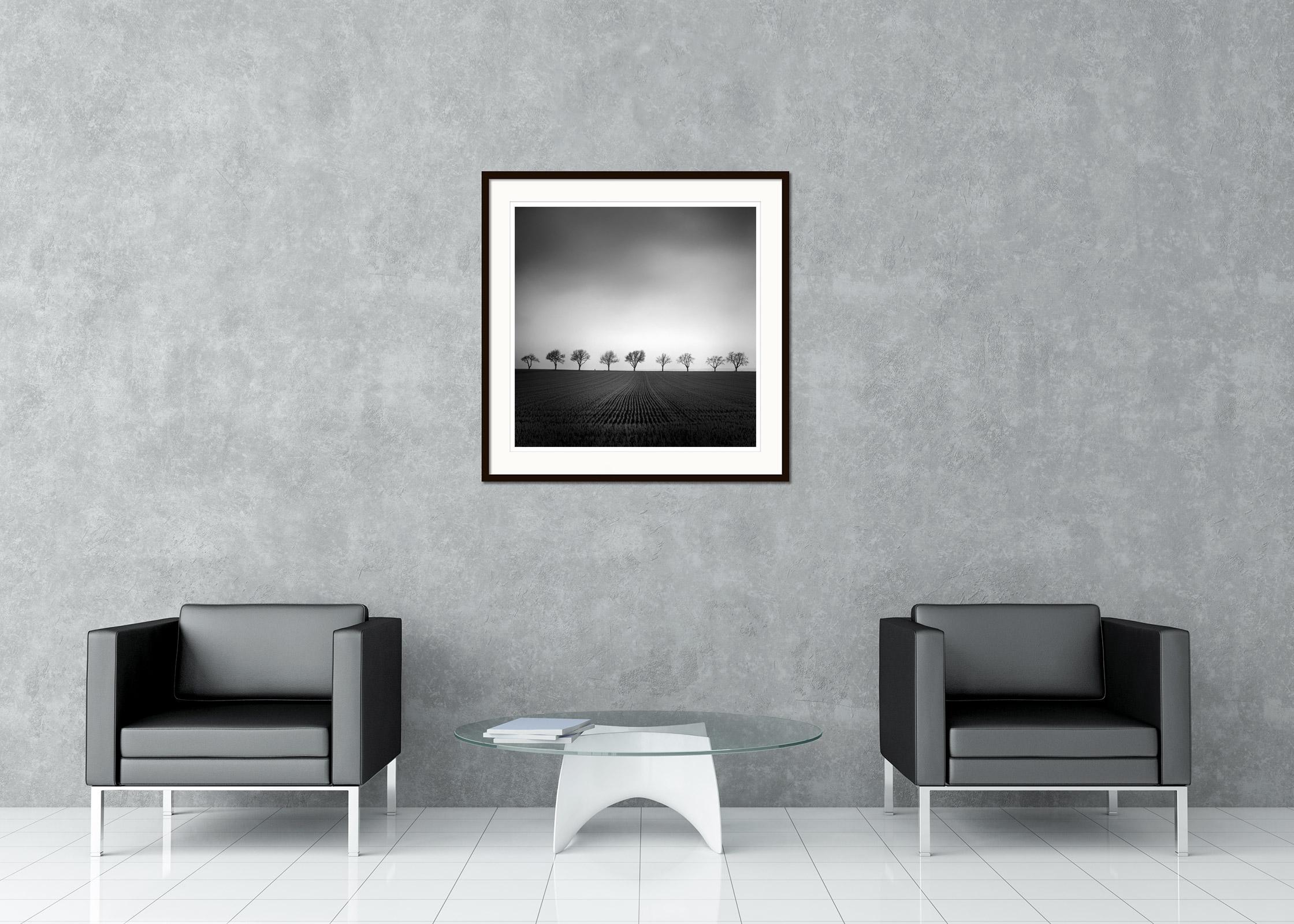 Photographie de paysage en noir et blanc. Tirage à l'encre pigmentaire d'archives faisant partie d'une édition limitée à 9 exemplaires. Tous les tirages de Gerald Berghammer sont réalisés sur commande en édition limitée sur papier baryté Hahnemuehle