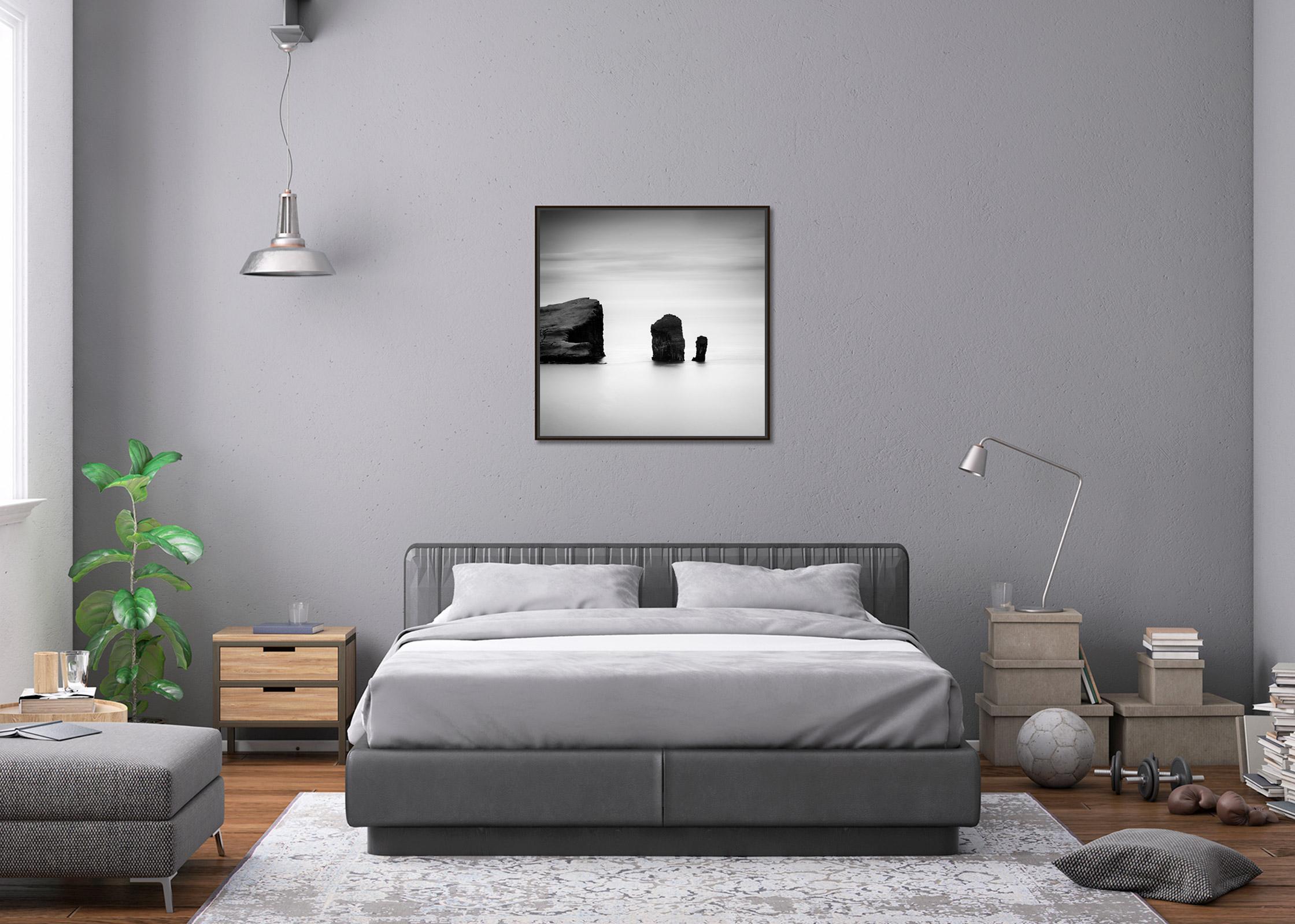 North Atlantic Basalt, Schwarz-Weiß-Fotografie, Meereslandschaft, limitierte Auflage im Angebot 1