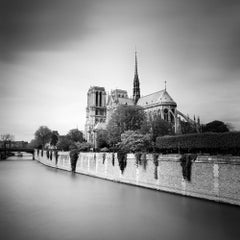 Notre Dame, Tageslicht, Paris, Schwarz-Weiß-Fotografie, Architektur, limitiert